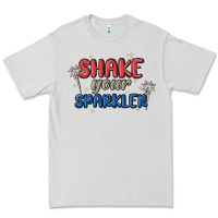 Dove Grey 4th of july america shake your sparkler Premium Tee - MaliasSmallBusiness