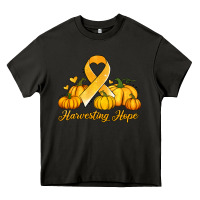 Asphalt childhood cancer awareness month harvesting hope Heavy Core Tee - Jasminsmagicworld