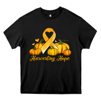 Black childhood cancer awareness month harvesting hope Heavy Core Tee - Jasminsmagicworld
