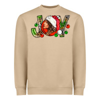 Mushroom Joy with woman Heavyweight Sweatshirt - NancyCooperArtShop