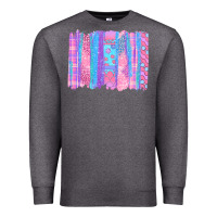 Charcoal Heather Pink Easter Brushstrokes Premium Sweatshirt - BundleAndBundleShop