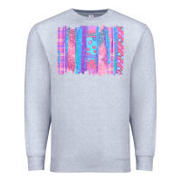 Heather Grey Pink Easter Brushstrokes Premium Sweatshirt - BundleAndBundleShop