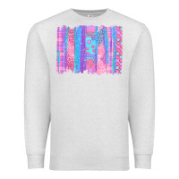 Oatmeal Heather Pink Easter Brushstrokes Premium Sweatshirt - BundleAndBundleShop