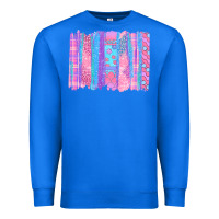 True Royal Pink Easter Brushstrokes Premium Sweatshirt - BundleAndBundleShop