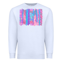 White Pink Easter Brushstrokes Premium Sweatshirt - BundleAndBundleShop