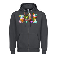 Smoke Easter coffee cups Easter Day Zipper Hoodie - CowGirlArtShop