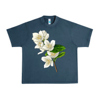 Midnight Navy Mock Oranges Urban Heavy Tee - LillyAllenDesigns