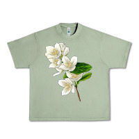 Oil Green Mock Oranges Urban Heavy Tee - LillyAllenDesigns