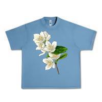 Pebble Blue Mock Oranges Urban Heavy Tee - LillyAllenDesigns