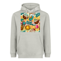 Moon Dust sweet summer coffee cups with colorful leopard and sea stars seamless  Heavyweight Hoodie - BundleAndBundleShop