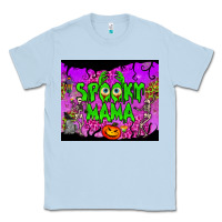 Dusty Blue spooky mama tumbler Classic Tee - BundleAndBundleShop