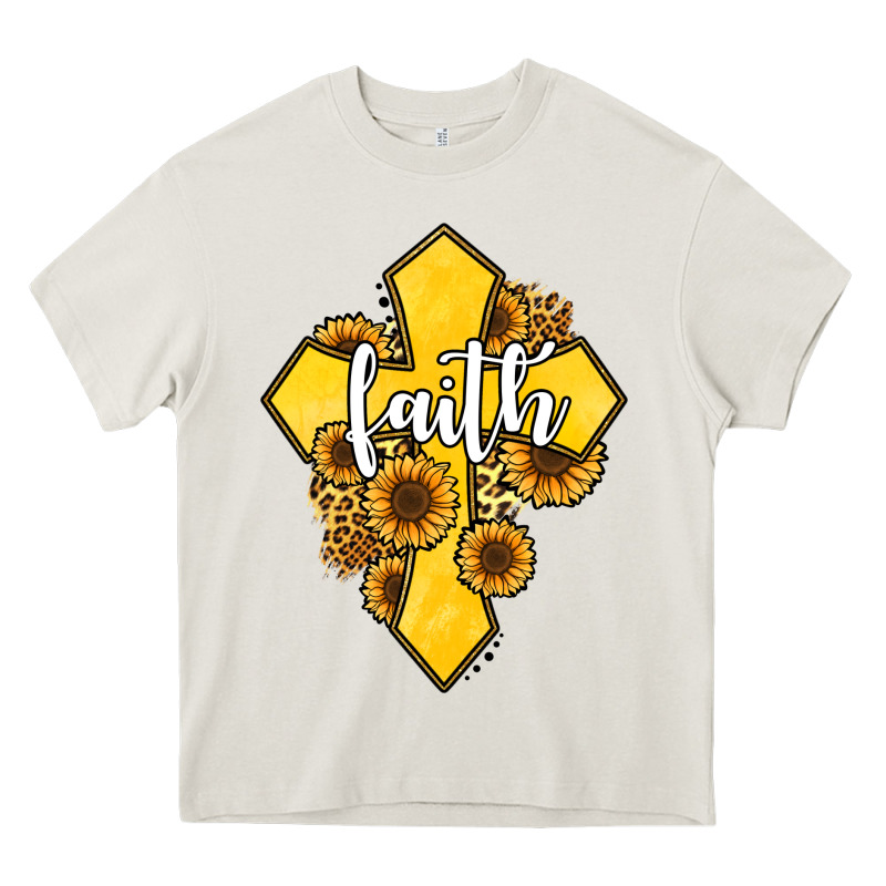 Faith Childhood Cancer Heavy Core Tee by Jasminsmagicworld | Teevron