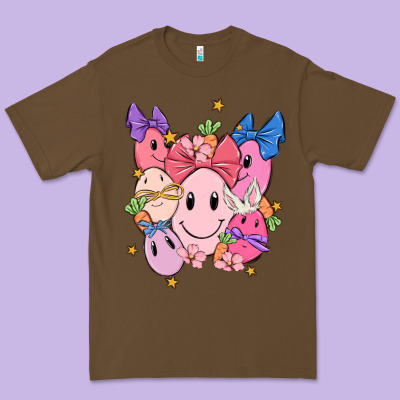 Soft Pink Easter Premium Tee Designed By Maliassmallbusiness