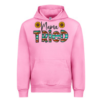 Fuchsia Pink mama tried Urban Hoodie - CowhideDigitalArt