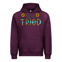 Mauve Wine mama tried Urban Hoodie - CowhideDigitalArt