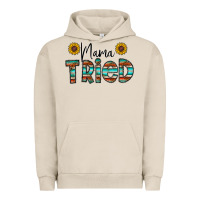 Pigment French Oak mama tried Urban Hoodie - CowhideDigitalArt