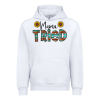White mama tried Urban Hoodie - CowhideDigitalArt