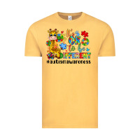 Vintage Mustard it s ok to be different giraffe Vintage Tee - LillyAllenDesigns