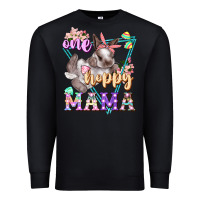 Black one hoppy mama Premium Sweatshirt - FaDigitalArtStudio