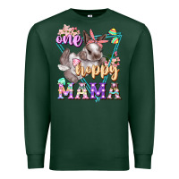 Sports Green one hoppy mama Premium Sweatshirt - FaDigitalArtStudio