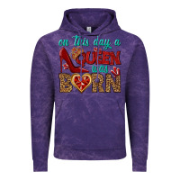 Cloud Purple on this day a queen was born Vintage Hoodie - BundleAndBundleShop