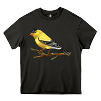Asphalt American Goldfinch Heavy Core Tee - LillyAllenDesigns