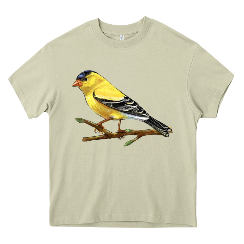 American Goldfinch Heavy Core Tee by LillyAllenDesigns | Teevron