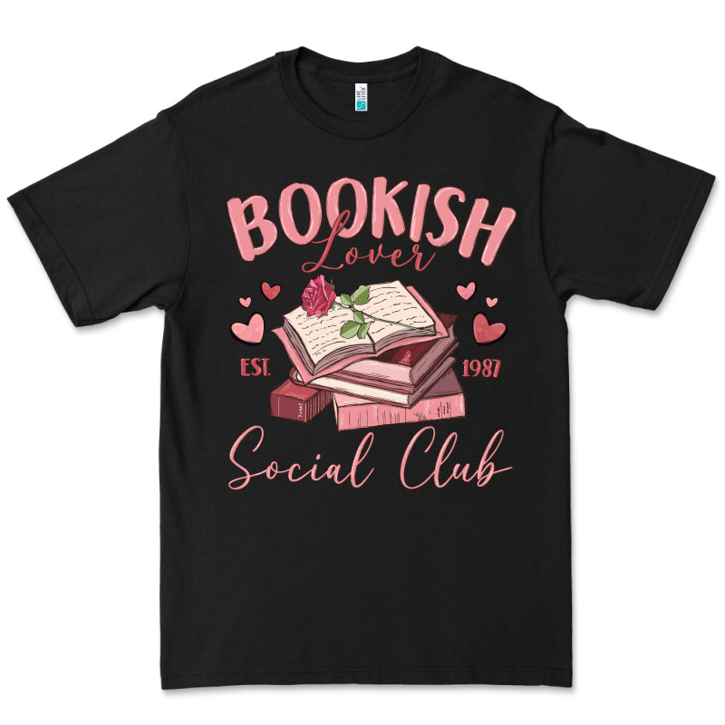 Bookish Lover Social Club Premium Tee by MaliasSmallBusiness | Teevron