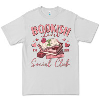Dove Grey bookish lover social club Premium Tee - MaliasSmallBusiness