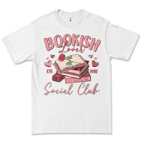 White bookish lover social club Premium Tee - MaliasSmallBusiness