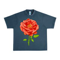 Midnight Navy All A Twitter Rose Urban Heavy Tee - LillyAllenDesigns