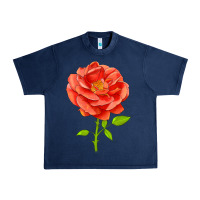 Navy All A Twitter Rose Urban Heavy Tee - LillyAllenDesigns