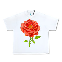 White All A Twitter Rose Urban Heavy Tee - LillyAllenDesigns