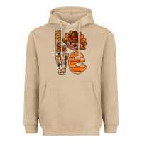 Mushroom thanksgiving with turkey love bbs Heavyweight Hoodie - BundleAndBundleShop