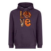 Plum thanksgiving with turkey love bbs Heavyweight Hoodie - BundleAndBundleShop