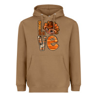 Toasted Coconut thanksgiving with turkey love bbs Heavyweight Hoodie - BundleAndBundleShop