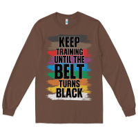 Chestnut Black Belt Martial Art Training Karate TaeKwonDo Long Sleeve Tee - Bettercallsaul