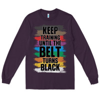 Plum Black Belt Martial Art Training Karate TaeKwonDo Long Sleeve Tee - Bettercallsaul
