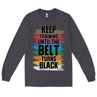 Smoke Black Belt Martial Art Training Karate TaeKwonDo Long Sleeve Tee - Bettercallsaul