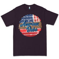 Plum leopard merica Premium Tee - MaliasSmallBusiness