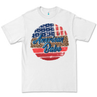 White leopard merica Premium Tee - MaliasSmallBusiness