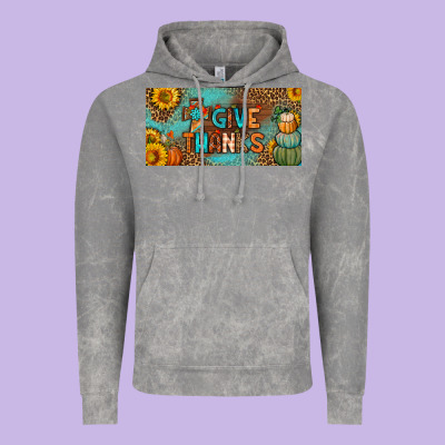 Give Thanks License Plate Vintage Hoodie Designed By Bundleandbundleshop