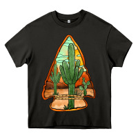 Asphalt desert cactus arrowhead Heavy Core Tee - Jasminsmagicworld