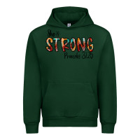 Forest Green she is strong provebs Urban Hoodie - CowhideDigitalArt