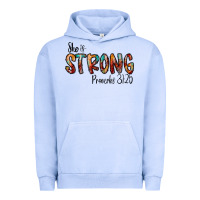 Pigment Grape Ice she is strong provebs Urban Hoodie - CowhideDigitalArt
