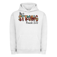 Pigment Lunar Rock she is strong provebs Urban Hoodie - CowhideDigitalArt