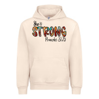 Sandshell she is strong provebs Urban Hoodie - CowhideDigitalArt