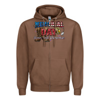 Chestnut Memorial day honor ans remember Zipper Hoodie - CowGirlArtShop