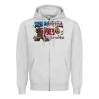 Dove Grey Memorial day honor ans remember Zipper Hoodie - CowGirlArtShop