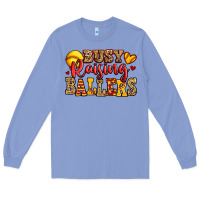Colony Blue busy raising ballers softball Long Sleeve Tee - Jasminsmagicworld